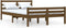 vidaXL - Bedframe - massief - hout - honingbruin - 120x190 - cm