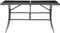 vidaXL - Tuintafel - 140x80x74 - cm - poly - rattan - grijs