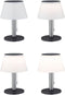 Paulmann Lillesol - Solar LED-tafellamp 3-Step-Dim IP44 3000K 45lm Edelstaal