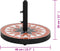 vidaXL - Parasolvoet - rond - 12 - kg - terracotta - wit