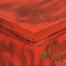 vidaXL Opbergkist 101x39x42 cm massief mangohout rood