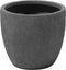 KANNIA - Bloempot - Donkergrijs - 36 cm - Klei-vezelmengsel