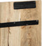 vidaXL - Hoofdbord - 140 - cm - massief - ruw - mangohout