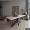 Old Inn - Boomstamtafel Eiken 280x100cm met Spinpoot