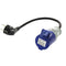Vrouwelijke adapter CEE 17 - Schuko-mannetje met snoer - 200 V - 16 A - 28 cm