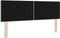 vidaXL - Hoofdbord - met - knopen - in - lichtgrijs - velvet - - - 160 - cm