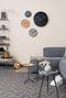 Zuiver Time Bandit Klok/ Wandklok Rond 60 cm Zwart/Goud