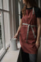 Laura Ashley Kitchen Linen Collectables Schort - Kookschort - Oxblood Rood Daniela - 78x85cm
