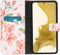iMoshion Hoesje Geschikt voor Samsung Galaxy S22 Plus Hoesje Met Pasjeshouder - iMoshion Design Softcase Bookcase - Roze / Blossom Watercolor