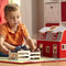Melissa & Doug Houten draagbare uitklapbare stal - Speelset met speelfiguren (7 speeldieren, 28,5 cm H x 34 cm B x 12 cm L, geweldig cadeau voor meisjes en jongens - ideaal voor kinderen van 3, 4, 5 en 6 jaar)