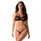 Obsessive - Iliosa 2-delige Open Kruis Set - Zwart
