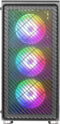 Mars Gaming MC-F - Midi Tower PC - 4 ARGB-fans - Zwart