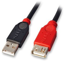 Lindy 5m USB 2.0 Kabel - USB 2.0 type-A - Zwart