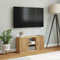 vidaXL - Tv-meubel - ODDA - 79x24x40 - cm - massief - grenenhout