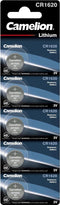 Camelion CR1620 - Batterij - 70mAh - Aluminium (5 stuks)