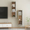 vidaXL - Tv-meubels - 2 - st - 30,5x30x110 - cm - bewerkt - hout - wit - sonoma - eiken