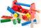 New Classic Toys® Houten Gereedschapskist - 15 delig Speelgoed Gereedschap - Inclusief Hamer en Schroevendraaier (15 stuks)