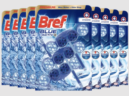 Bref Blue Active Eucalyptus - Toiletblok - Anti-kalk en geurverspreiding - (27 stuks)