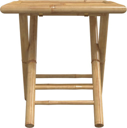vidaXL - Tuintafel - inklapbaar - 45x45x45 - cm - bamboe