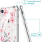 iMoshion Hoesje Geschikt voor iPhone Xr Hoesje Met Koord - iMoshion Design Hoesje met Koord - Roze / Transparant / Blossom Watercolor
