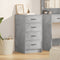 vidaXL - Keukenbuffet - Betongrijs - 40x41x75 - cm - Gelaagd - Hout