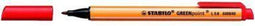 STABILO GREENpoint - Hardtip Fineliner - Large 0,8 mm - Rood - Per stuk