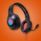FR-TEC FT2020 hoofdtelefoon/headset Bedraad Hoofdband Gamen Zwart