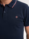Petrol Industries - Heren Klassieke Polo Wave - Blauw - Maat S
