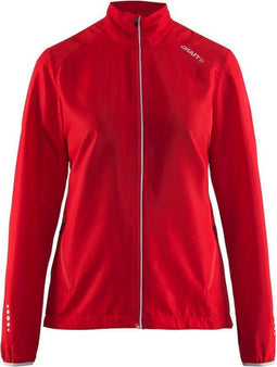 Craft Mind Block Jacket - Hardloopjas - Lichtgewicht windbescherming - Rood (maat L)