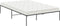 vidaXL - Bedframe - metaal - zwart - 120x190 - cm