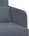 vidaXL - Ligbed - Sofa - 2-in-1 - Donkergrijs - 65x80x83 - cm - Fluweel
