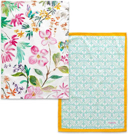 Keukendoek HappyFriday Enchant Multicolour 70 x 50 cm (2 Stuks)