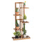 Coast 5-Laags Bloemenrek - Vrijstaand Plantenrek - Dennenhout - Bruin - 50 x 21 x 103 cm