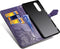 Hoesje Met Pasjeshouder Geschikt voor Sony Xperia 5 - Mandala Bookcase - Paars
