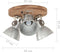 vidaXL Plafondlamp industrieel 25 W E27 42x27 cm zilverkleurig