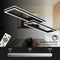 BRILONER - LED Plafondlamp - met afstandsbediening - CCT en RGB - 45W - zwart (2 stuks)