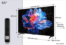 TCL 65P6K - Smart TV - 65" 4K Ultra HD LED HDR - Zwart (2024)