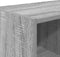 vidaXL - Schoenenrek - stapelbaar - 89,5x30x40 - cm - grijs - sonoma - eikenkleurig