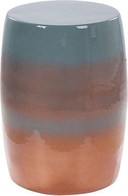 FRAGUITA - Bijzettafel - Goudbruin/Blauw - Ijzer