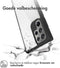 iMoshion Hoesje Geschikt voor Samsung Galaxy S22 Ultra Hoesje - iMoshion Rugged Hybrid Case - Zwart / Transparant
