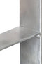 vidaXL Grondankers 6 st 12x6x60 cm gegalvaniseerd staal zilverkleurig VDXL_145306