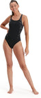 Speedo HyperBoom Splice Muscleback - Sportbadpak - Chloorbestendig - Zwart/Grijs - Maat 40