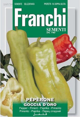 Franchi - Gele zoete peper Peperone Goccia D'Oro 1 gram