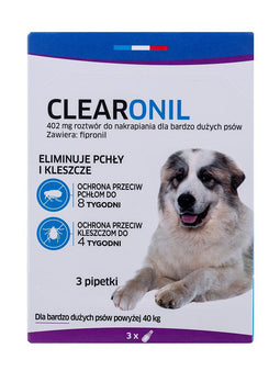 FRANCODEX Clearonil Large breed - anti-parasite drops for dogs - 3 x 402 mg