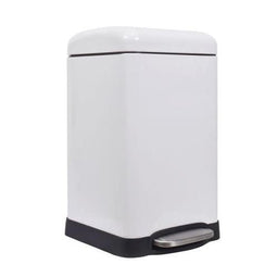 Frandis Vierkante Vuilnisbak - Prullenbak - Urban - 20L - Wit