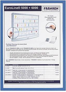 Franken ITSA3M 03 Documenthouder Blauw DIN A3