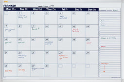 Franken Maandplanner X-Tra Line Vo-7 90 X 60 Cm 1 Maand Wit