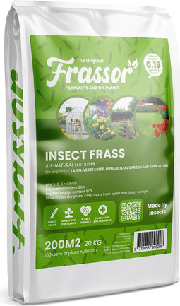 Frassor Universele Meststof (20 kg voor 200 m2) Insecten Frass