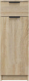 vidaXL - Badkamerkast - 32x34x90 - cm - bewerkt - hout - sonoma - eikenkleurig