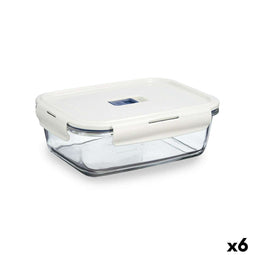 Luminarc Baltic - Hermetische Lunchtrommel - 1,22 L - Crème (6 stuks)